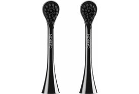 Curaprox Black is White Hydrasonic Opzetborstel Carbon Duo - 2 stuks