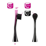 Curaprox Black is White Hydrasonic Opzetborstel Carbon Duo - 2 stuks