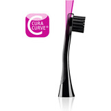 Curaprox Black is White Hydrasonic Opzetborstel Carbon Duo - 2 stuks