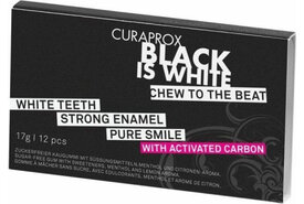 Curaprox Black is White Kauwgom | 12 stuks