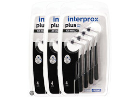Interprox Plus XX-Maxi - 6-11 mm - Zwart - 3 x 4 stuks - Voordeelpakket
