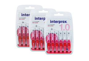 Interprox Premium Mini Conical - 2 tot 4 mm - 3 x 6 stuks - Voordeelpakket