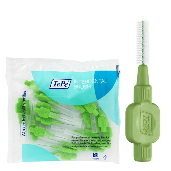 TePe Interdentale Ragers Origineel 0,8 mm Groen | 3 x 25 stuks | Voordeelverpakking