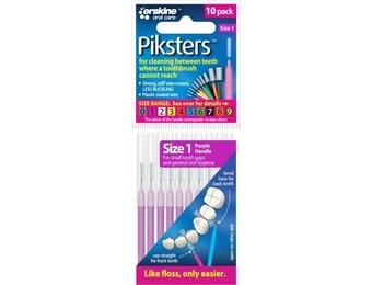 Piksters Ragers Maat 1 Paars 1,9 mm - 10 stuks