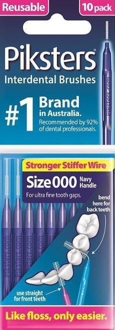 Piksters Ragers Maat 000 Donker Blauw - 1,2 mm - 10 stuks