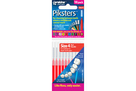 Piksters Ragers Maat 4 Rood 3-3,5 mm - 10 stuks