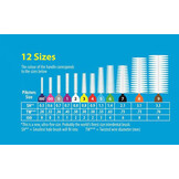 Piksters Ragers Maat 4 Rood 3-3,5 mm - 10 stuks