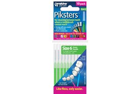 Piksters Ragers Maat 6 Groen 3-5 mm - 10 stuks