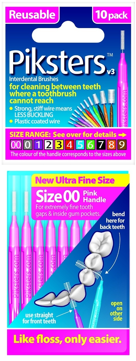 Piksters Ragers Maat 00 Roze 1,5 mm - 10 stuks