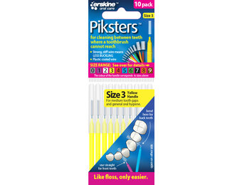 Piksters Ragers Maat 3 Geel 2-2,5 mm - 10 stuks