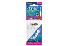 Piksters Ragers Maat 2 Wit 2 mm - 10 stuks