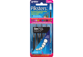Piksters Rechte Ragers Maat 7 Zwart 5-8 mm - 7 stuks
