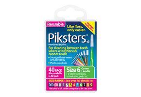 Piksters Ragers Maat 6 Groen 3-5 mm - 40 stuks