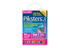 Piksters Ragers Maat 1 Paars 1,9 mm - 40 stuks