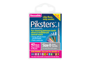 Piksters Ragers Maat 0 Grijs 1,7 mm - 40 stuks