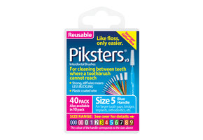 Piksters Ragers Maat 5 Blauw 2-4 mm - 40 stuks