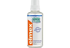 Elmex Junior Tandspoeling met Aminfluoride 6-12 Jaar 400 ml - Voordeelverpakking 24 stuks