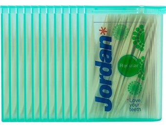 Jordan Tandenstokers - Regular - 100 stuks - Voordeelverpakking 6 stuks