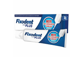 Fixodent Plus Anti-voedselresten Kleefpasta 40 gram - Voordeelverpakking 24 stuks