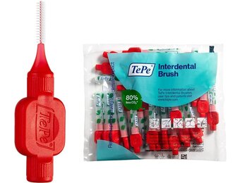 TePe Ragers Origineel 0,5 mm Rood | 25 stuks