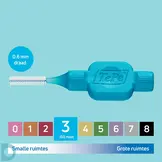 TePe Interdentale Ragers Origineel 0,6 mm Blauw | 8 stuks
