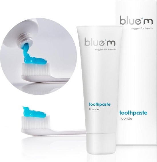 BlueM Tandpasta | Met Fluoride | 75 ml