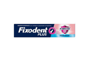 Fixodent Plus Kleefpasta voor Kunstgebit | Fris met Voedselschild | 40 gram