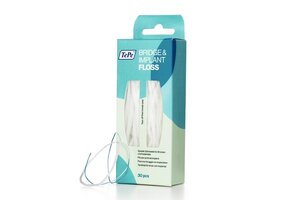 Tepe Floss Bridge & Implant - 2 x 30 stuks - Voordeelverpakking