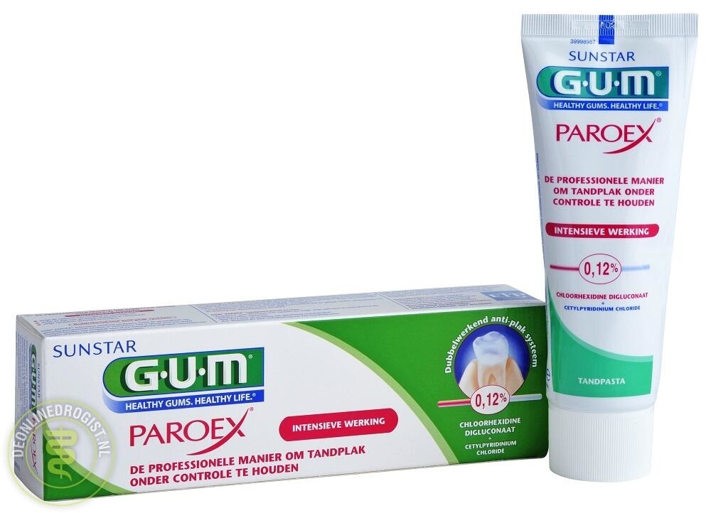 GUM Paroex Tandpasta Gel Set van 3 x 75 ml