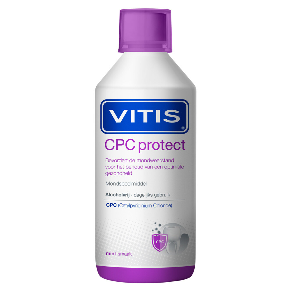 Vitis Cpc Protect Mouthwash 500ml