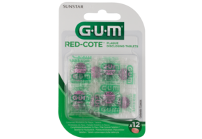 Gum Red-Cote Plakverklikkers/Kleurtabletten - 3 x 12 Stuks - Voordeelverpakking