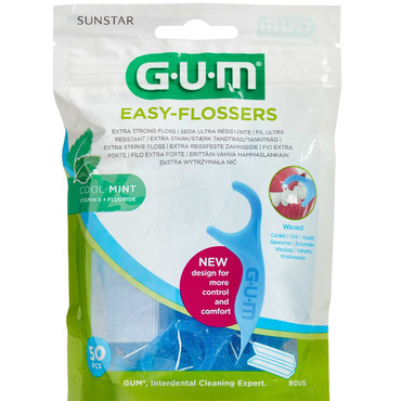 4x GUM Easy Flossers 30 stuks