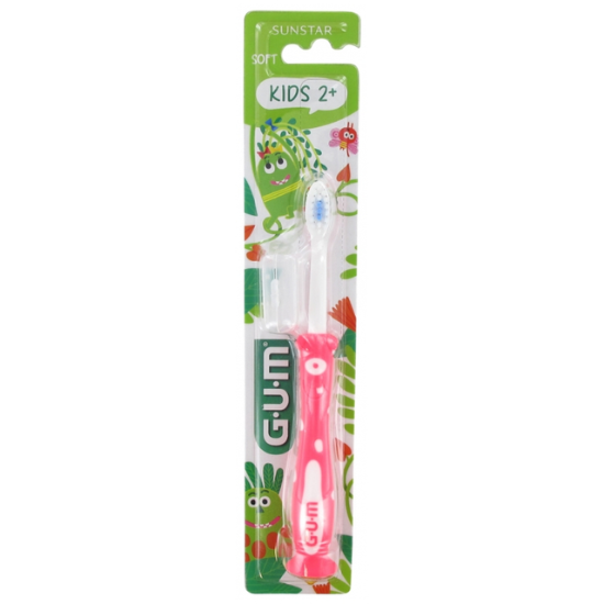 GUM Tandenborstel Kids 2+ jaar - Paars/Roze