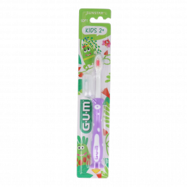 GUM Tandenborstel Kids 2+ jaar - Paars/Roze