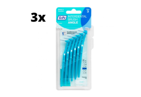 3x TePe Angle Interdentale Ragers 0,6 mm Blauw 6 stuks