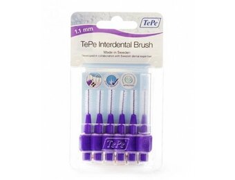 3x TePe Interdentale Ragers Original 1,1 mm Paars 6 stuks