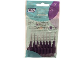 3x TePe Interdentale Ragers Original 1,1 mm Paars 8 stuks
