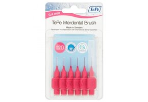 6x TePe Interdentale Ragers Original 0,4 mm Roze zakje à 6 stuks