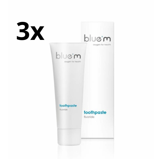 3x Bluem Tandpasta Perio Care Fluoride 75 ml - Voordeelverpakking