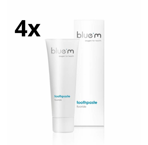 4x Bluem Tandpasta Perio Care Fluoride 75 ml - Voordeelverpakking