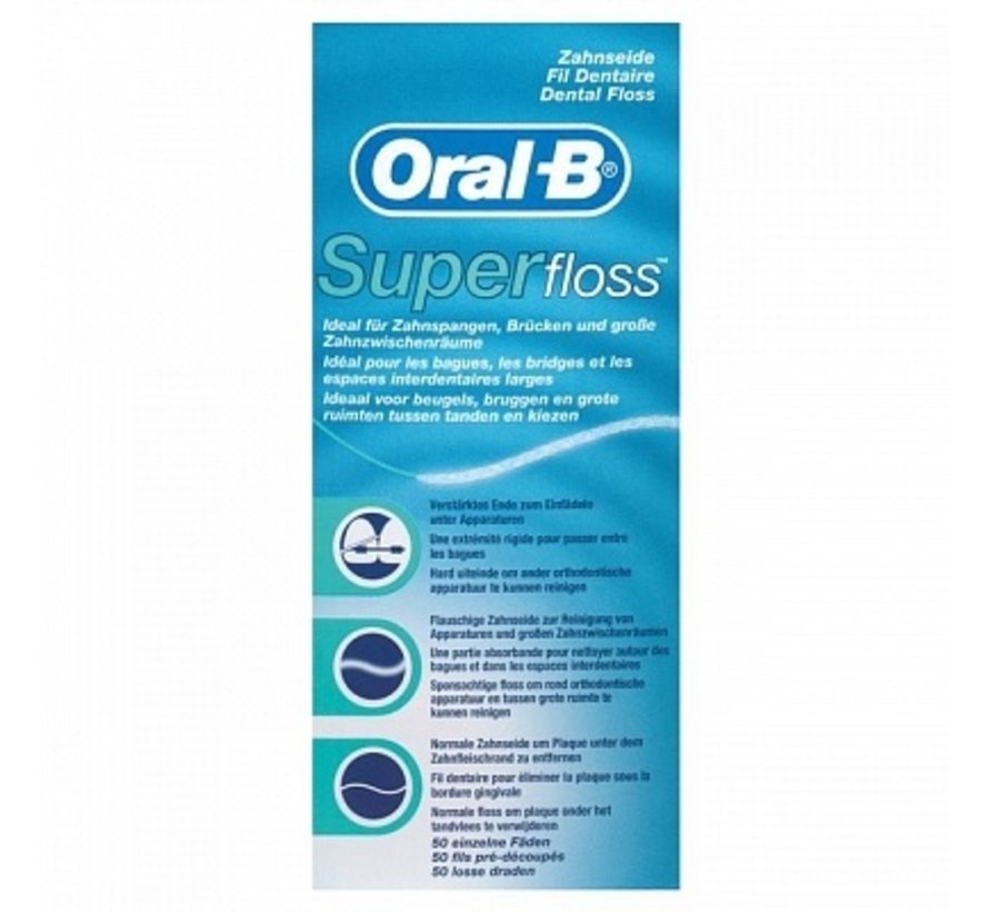 Oral-B Superfloss - 3 x 50 stuks - Voordeelverpakking