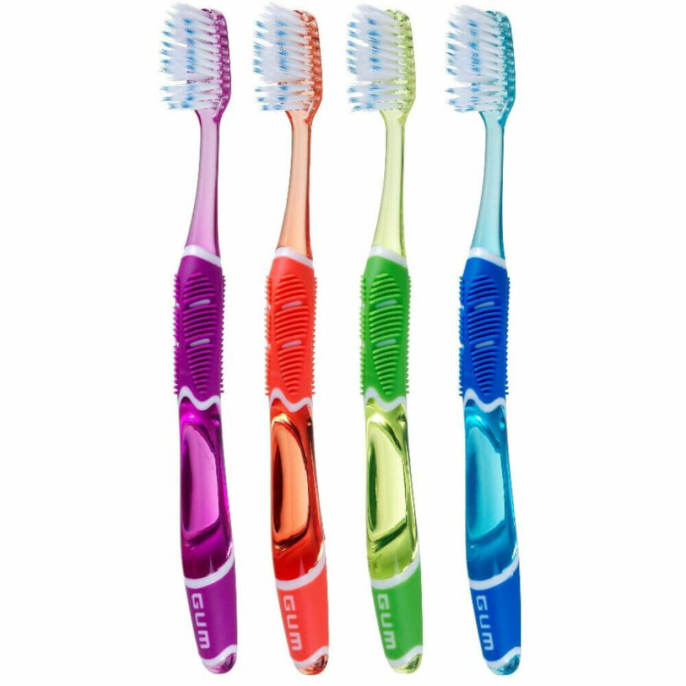 4x GUM Tandenborstel PRO Compact Soft
