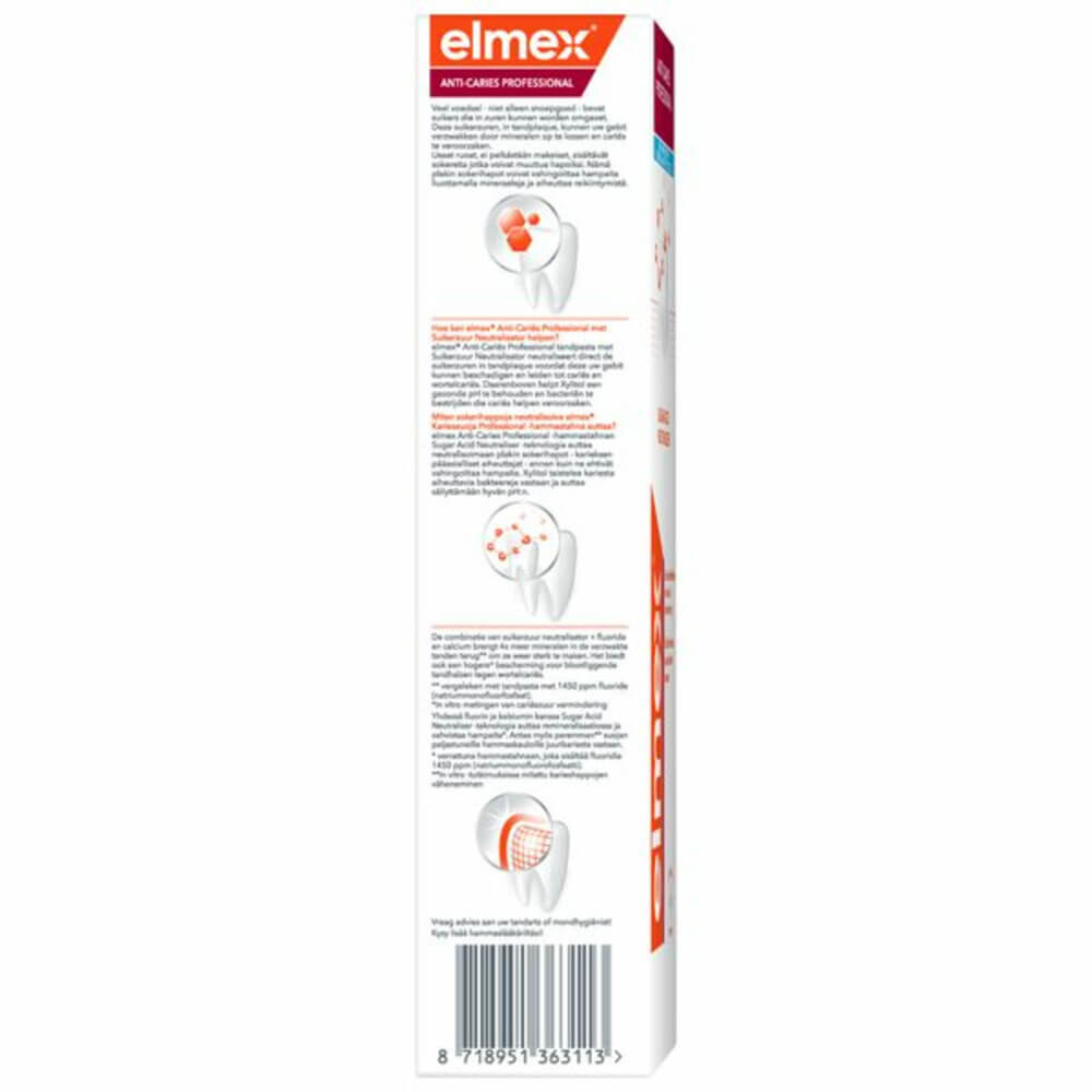 Elmex Anti-Cariës Professional Tandpasta – 75 ml