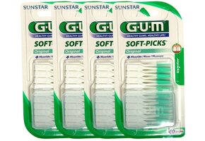GUM Soft-Picks Regular - 4 x 40 stuks - Voordeelverpakking