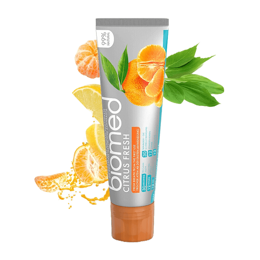 Splat Biomed Citrus Fresh Tandpasta – 100 ml – Fluoridevrij