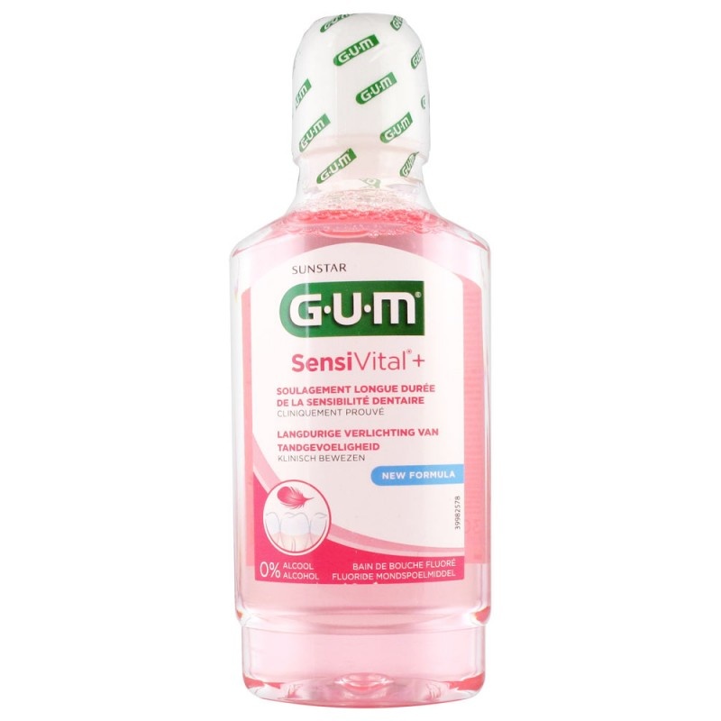 GUM Mondspoelmiddel Sensivital+ - 4 x 300 ml - Voordeelverpakking
