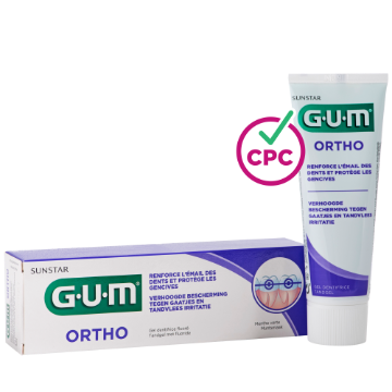 GUM Ortho Tandpasta - 4 x 75 ml - Voordeelverpakking