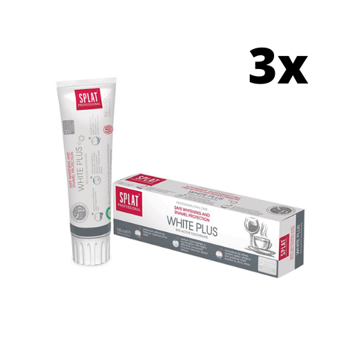 3x Splat Tandpasta Professional White Plus 100 ml
