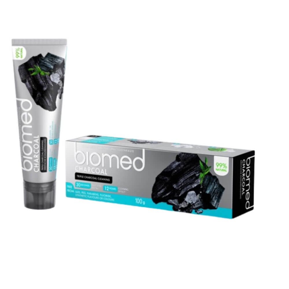Splat Biomed Charcoal Tandpasta – 3 x 100 ml - Voordeelverpakking