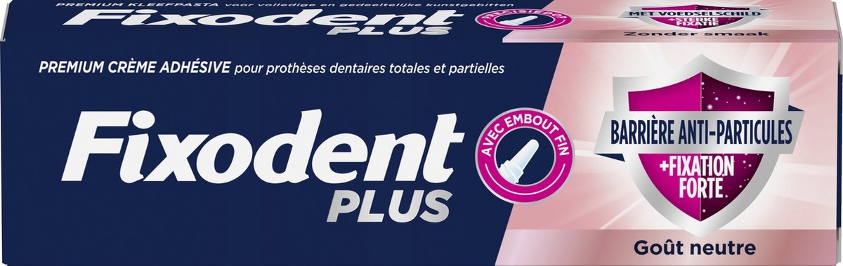 Fixodent Plus Premium Anti-voedselresten Kleefpasta - 40 gram
